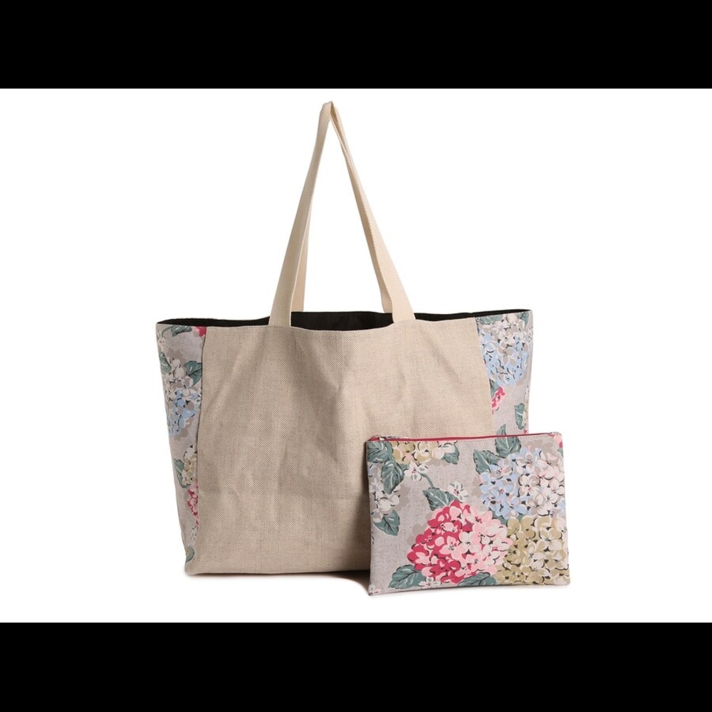 DSW Floral Tote & Pouch, NWT